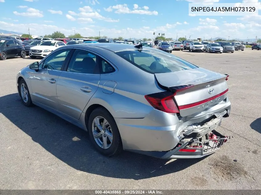 5NPEG4JA5MH073129 2021 Hyundai Sonata Se