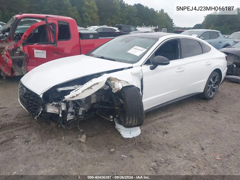 5NPEJ4J23MH066187 2021 Hyundai Sonata Sel Plus