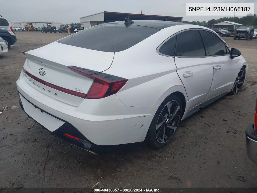 2021 Hyundai Sonata Sel Plus VIN: 5NPEJ4J23MH066187 Lot: 40436357