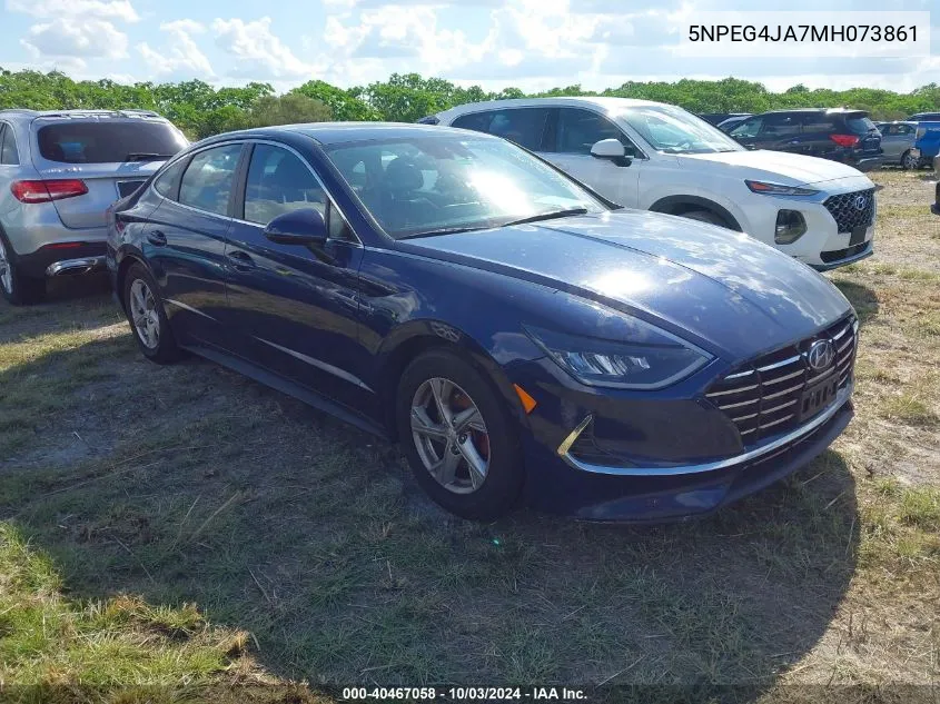 2021 Hyundai Sonata Se VIN: 5NPEG4JA7MH073861 Lot: 40467058