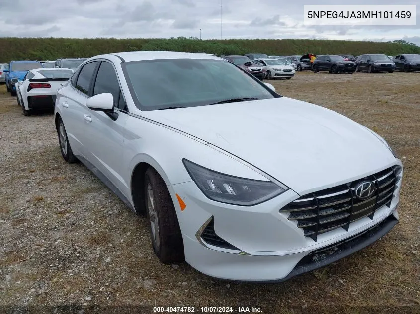 2021 Hyundai Sonata Se VIN: 5NPEG4JA3MH101459 Lot: 40474782