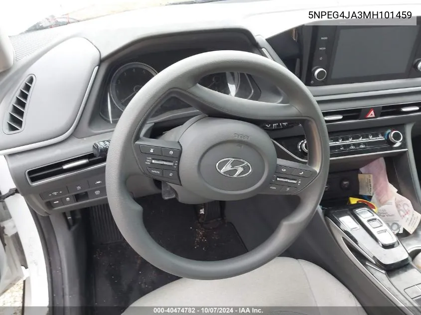 5NPEG4JA3MH101459 2021 Hyundai Sonata Se