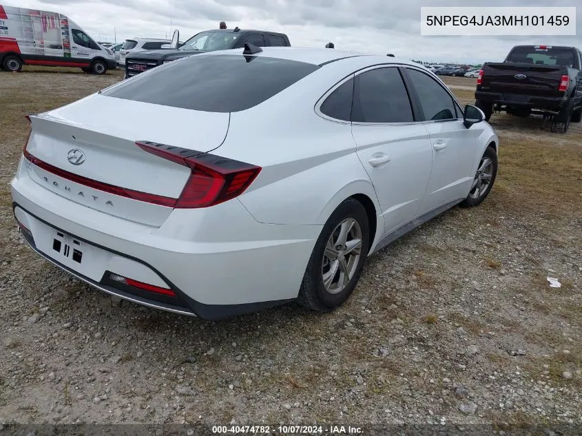 5NPEG4JA3MH101459 2021 Hyundai Sonata Se