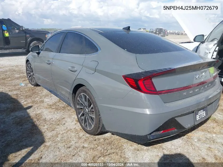 5NPEH4J25MH072679 2021 Hyundai Sonata Limited