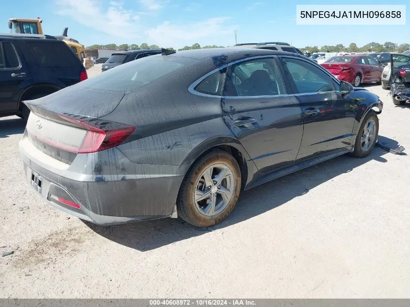 2021 Hyundai Sonata Se VIN: 5NPEG4JA1MH096858 Lot: 40608972