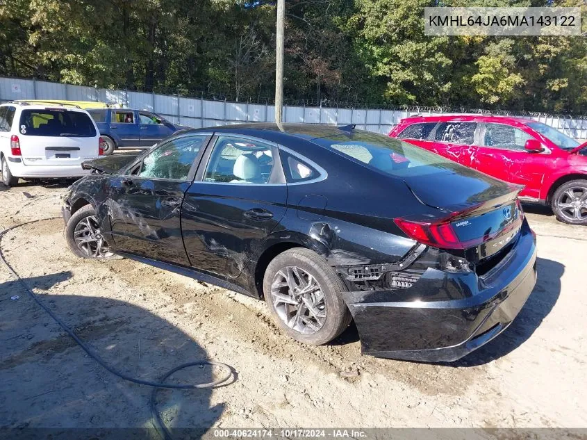 KMHL64JA6MA143122 2021 Hyundai Sonata Sel