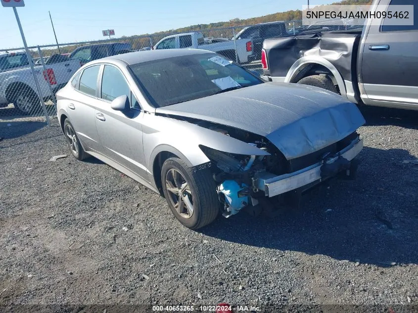 2021 Hyundai Sonata Se VIN: 5NPEG4JA4MH095462 Lot: 40653265