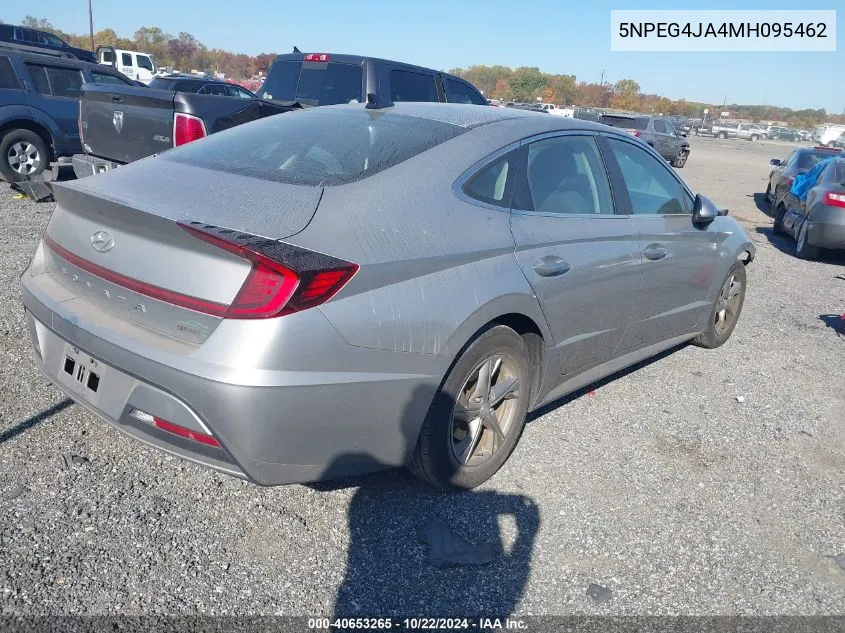 5NPEG4JA4MH095462 2021 Hyundai Sonata Se