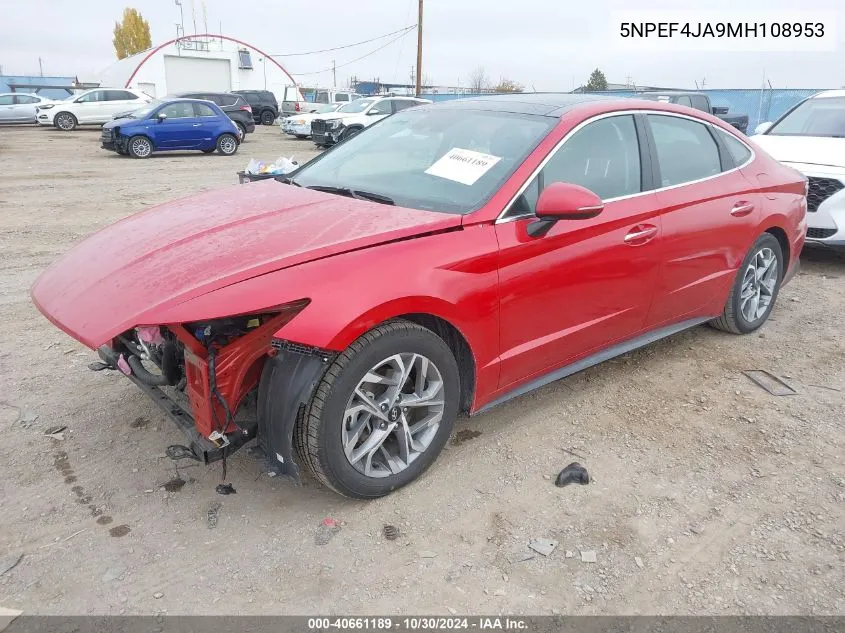 5NPEF4JA9MH108953 2021 Hyundai Sonata Sel