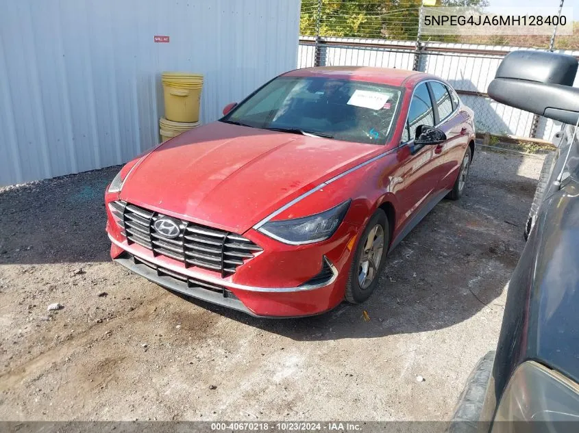 5NPEG4JA6MH128400 2021 Hyundai Sonata Se