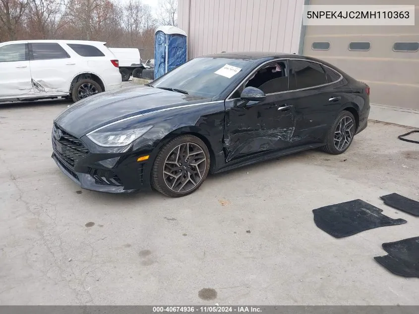 5NPEK4JC2MH110363 2021 Hyundai Sonata N Line