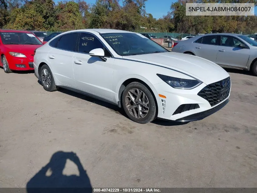 2021 Hyundai Sonata Sel VIN: 5NPEL4JA8MH084007 Lot: 40742229