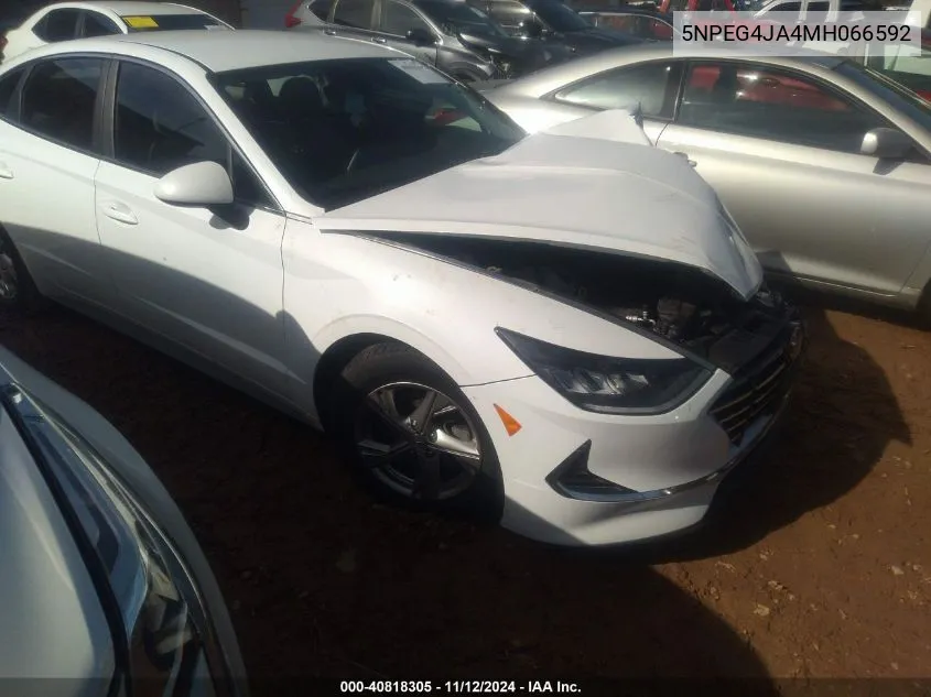 5NPEG4JA4MH066592 2021 Hyundai Sonata Se