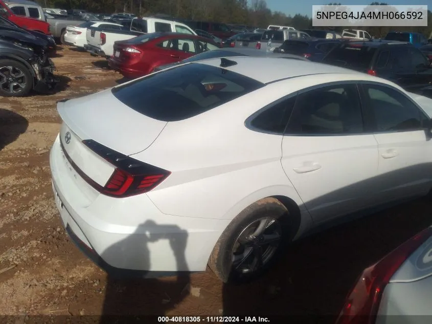 5NPEG4JA4MH066592 2021 Hyundai Sonata Se