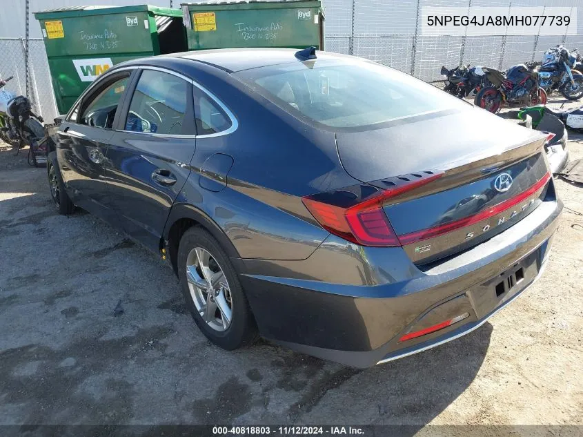 5NPEG4JA8MH077739 2021 Hyundai Sonata Se