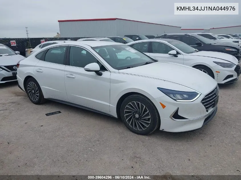 2022 Hyundai Sonata Hybrid Sel VIN: KMHL34JJ1NA044976 Lot: 39604296