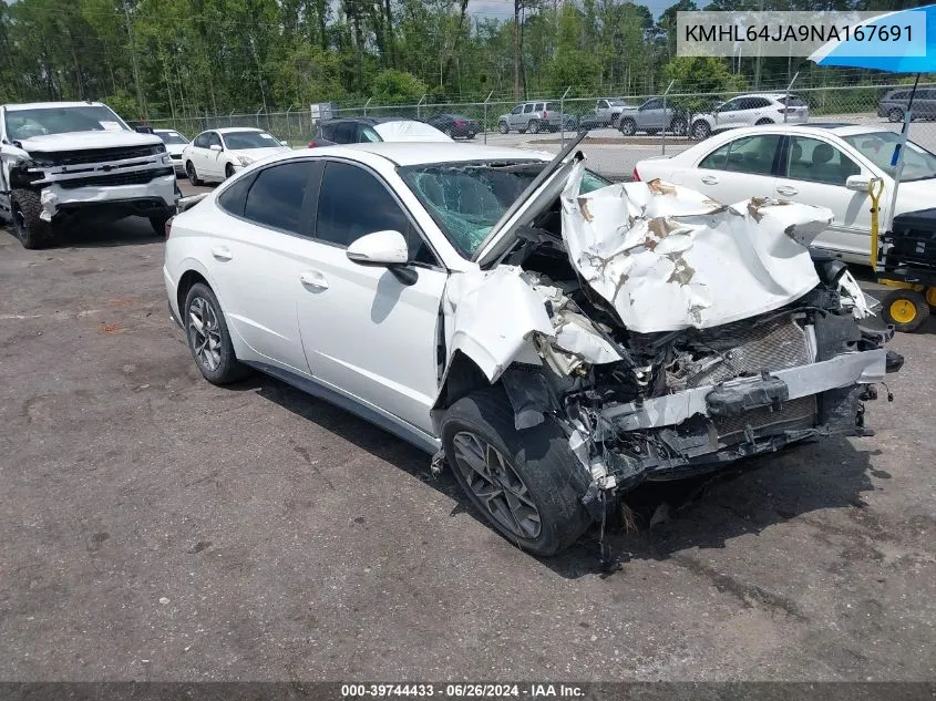 KMHL64JA9NA167691 2022 Hyundai Sonata Sel