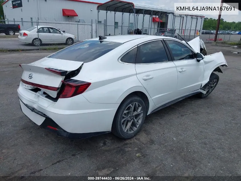 KMHL64JA9NA167691 2022 Hyundai Sonata Sel