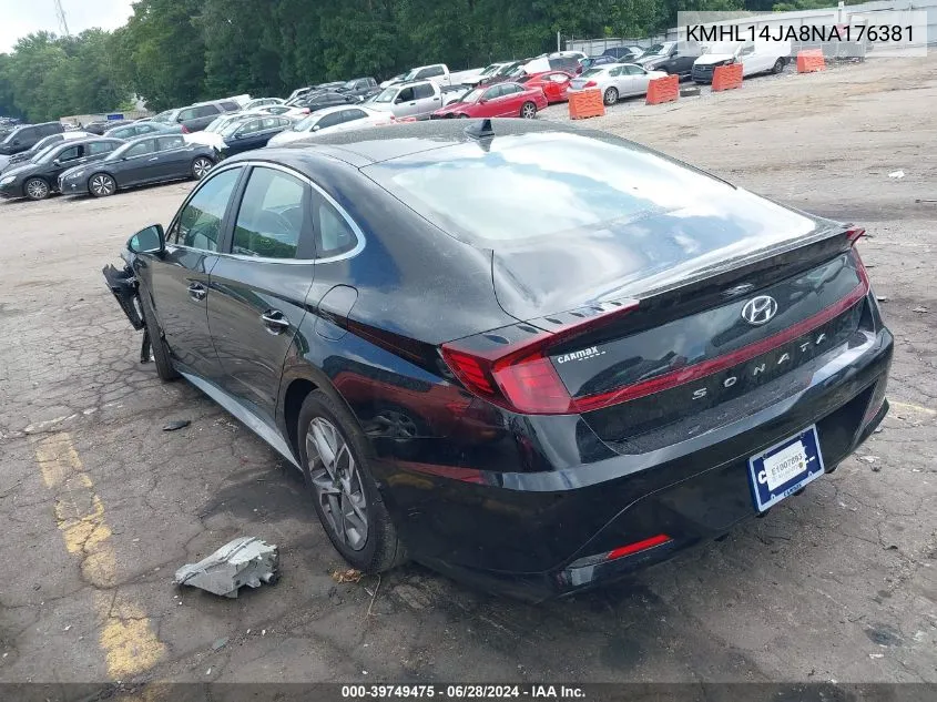 KMHL14JA8NA176381 2022 Hyundai Sonata Sel