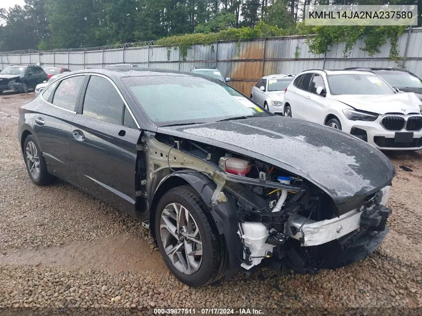 KMHL14JA2NA237580 2022 Hyundai Sonata Sel