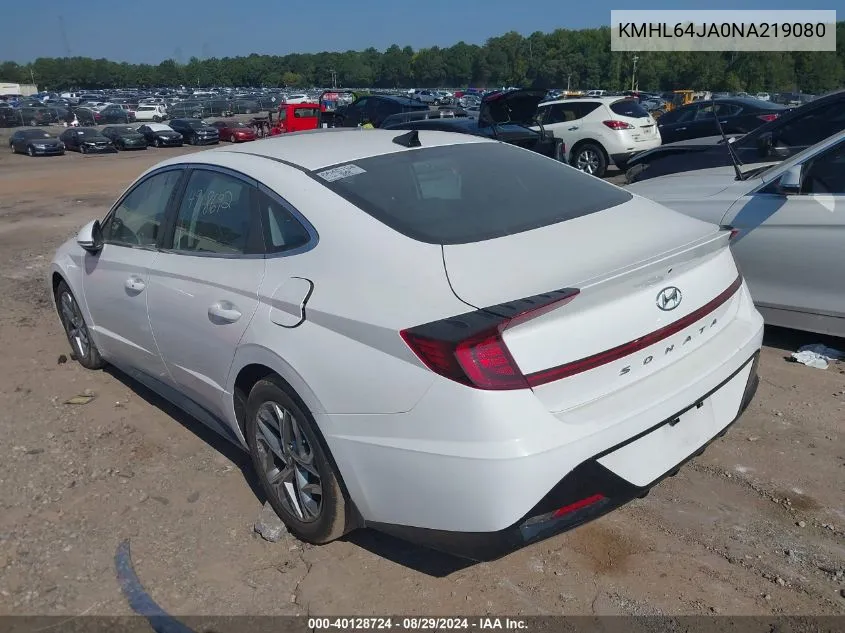 KMHL64JA0NA219080 2022 Hyundai Sonata Sel