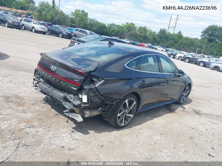 2022 Hyundai Sonata Sel Plus VIN: KMHL44J26NA223696 Lot: 40161450