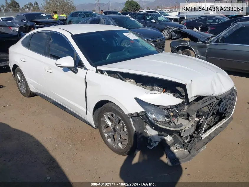 KMHL64JA3NA233068 2022 Hyundai Sonata Sel