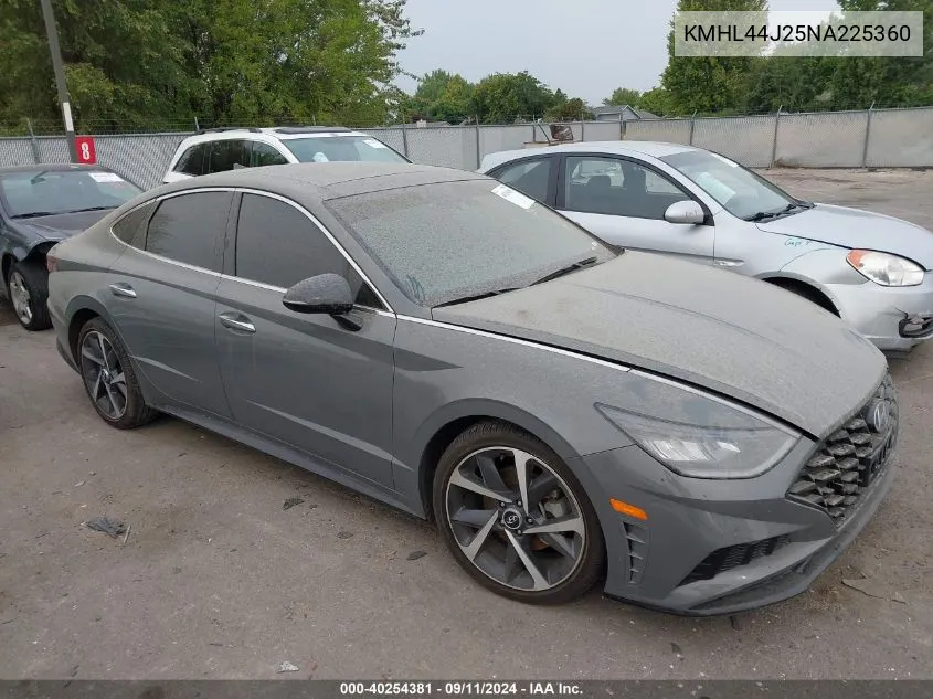 2022 Hyundai Sonata Sel Plus VIN: KMHL44J25NA225360 Lot: 40254381