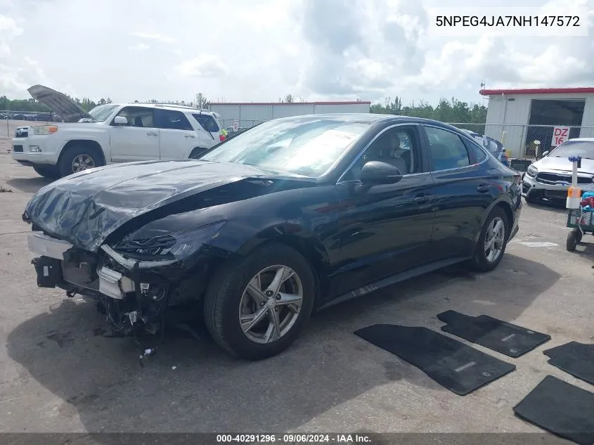 2022 Hyundai Sonata Se VIN: 5NPEG4JA7NH147572 Lot: 40291296