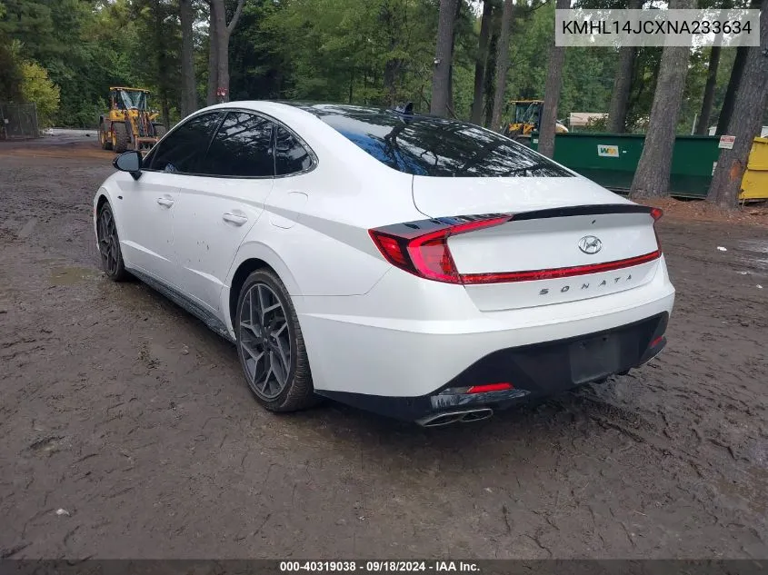 KMHL14JCXNA233634 2022 Hyundai Sonata N Line