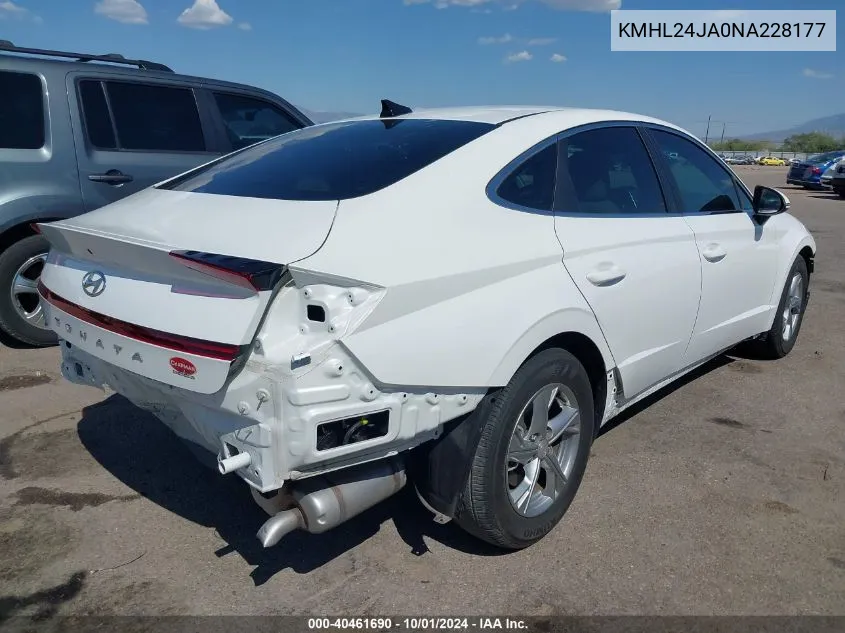 KMHL24JA0NA228177 2022 Hyundai Sonata Se