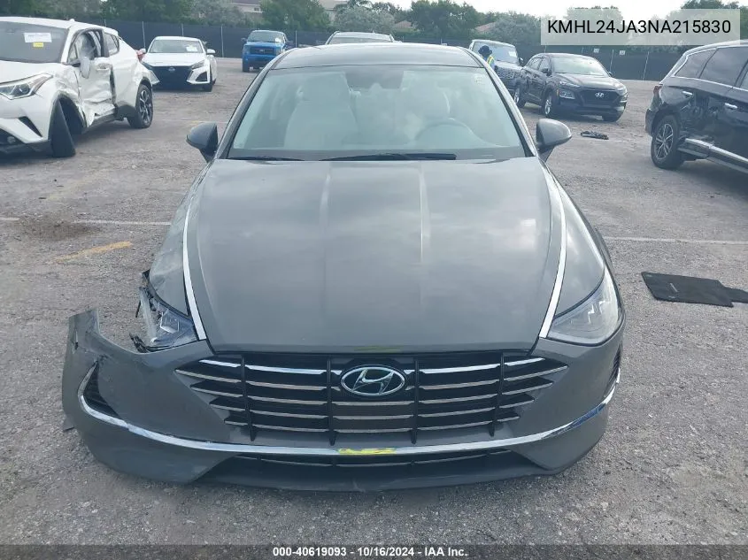 KMHL24JA3NA215830 2022 Hyundai Sonata Se