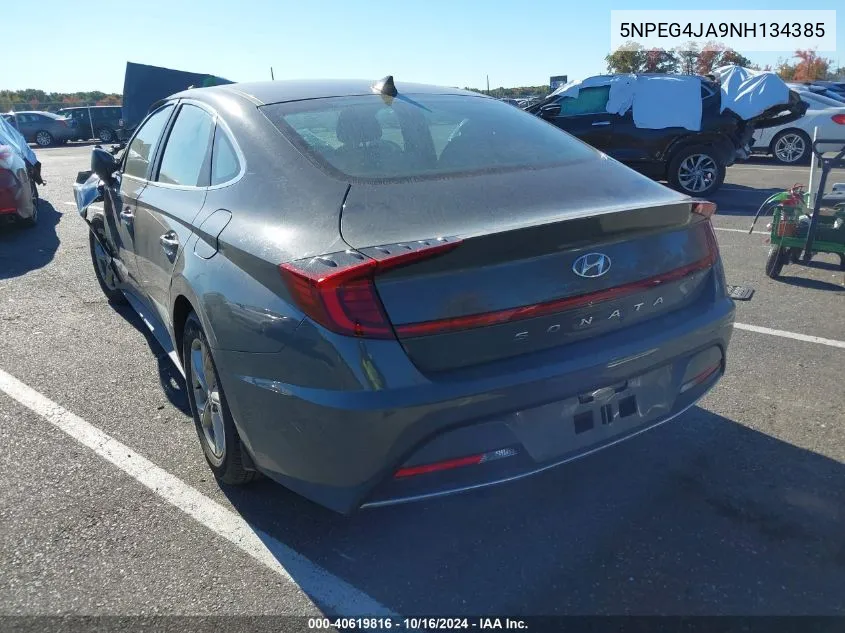 2022 Hyundai Sonata Se VIN: 5NPEG4JA9NH134385 Lot: 40619816