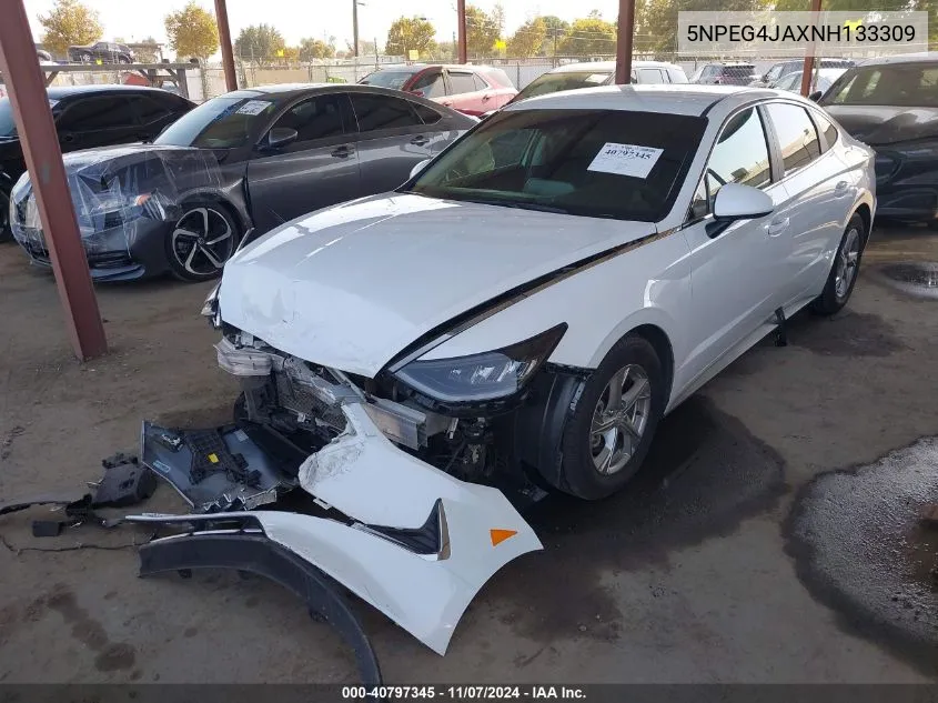 2022 Hyundai Sonata Se VIN: 5NPEG4JAXNH133309 Lot: 40797345