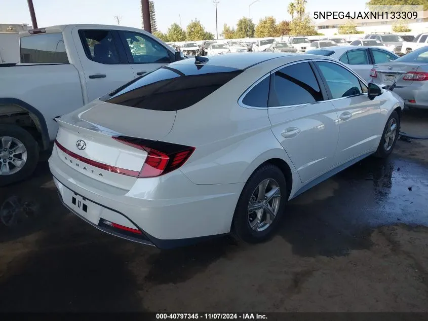 2022 Hyundai Sonata Se VIN: 5NPEG4JAXNH133309 Lot: 40797345