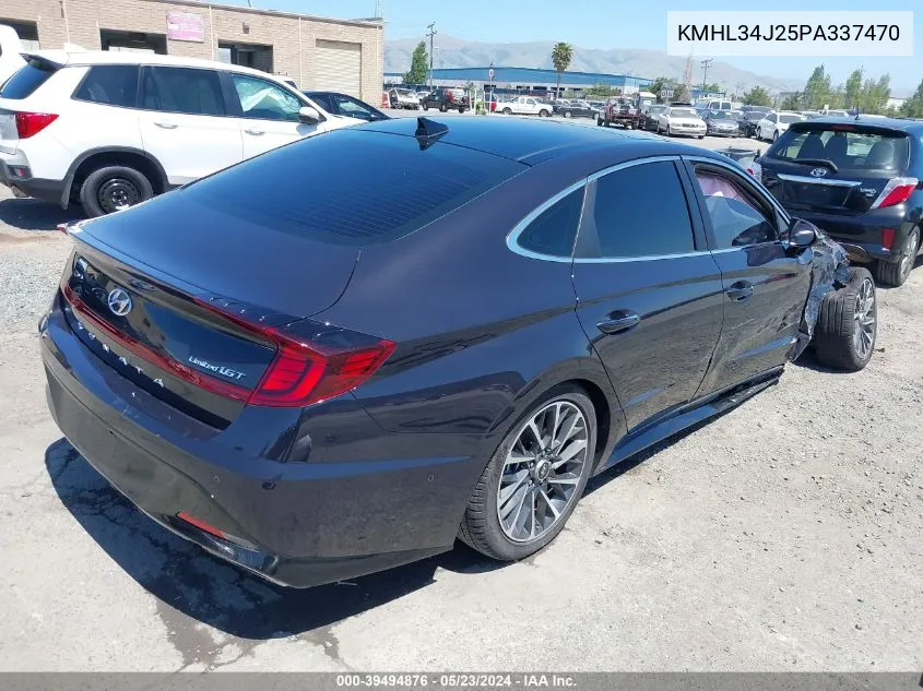 2023 Hyundai Sonata Limited VIN: KMHL34J25PA337470 Lot: 39494876