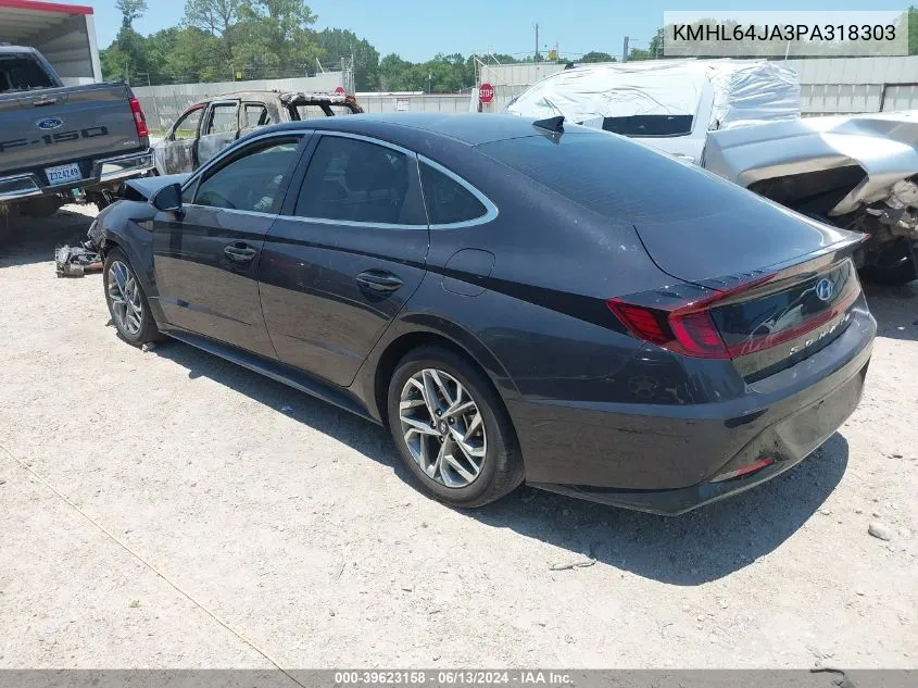 2023 Hyundai Sonata Sel VIN: KMHL64JA3PA318303 Lot: 39623158