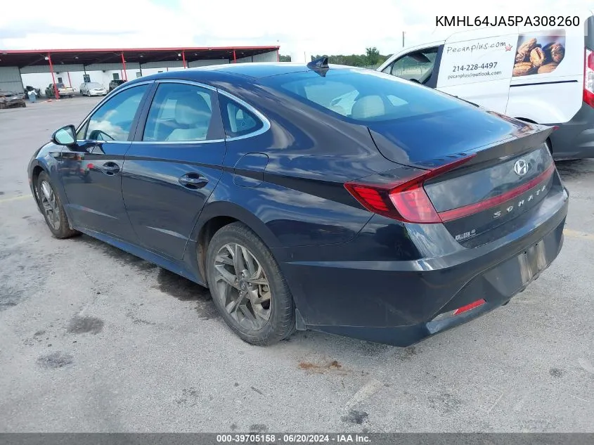 2023 Hyundai Sonata Sel VIN: KMHL64JA5PA308260 Lot: 39705158