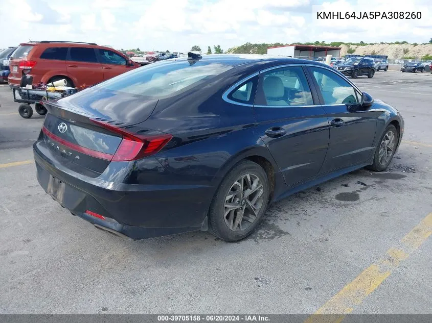 2023 Hyundai Sonata Sel VIN: KMHL64JA5PA308260 Lot: 39705158