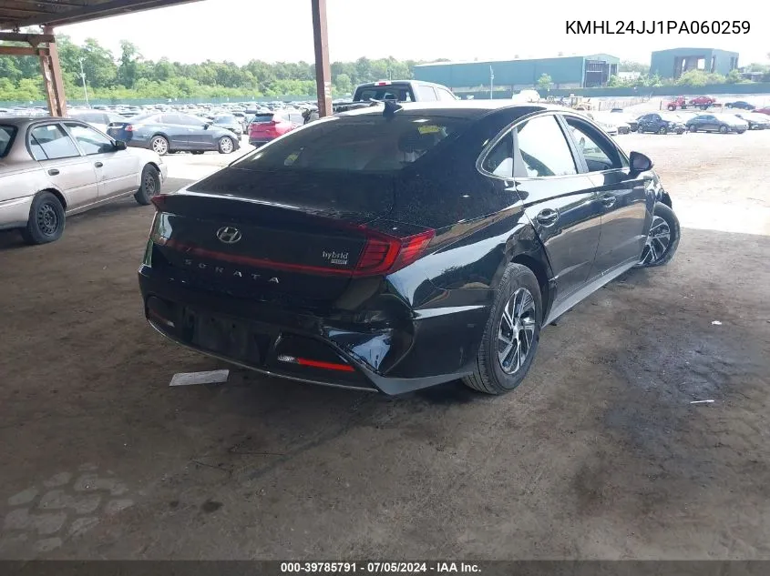 2023 Hyundai Sonata Hybrid Blue VIN: KMHL24JJ1PA060259 Lot: 39785791