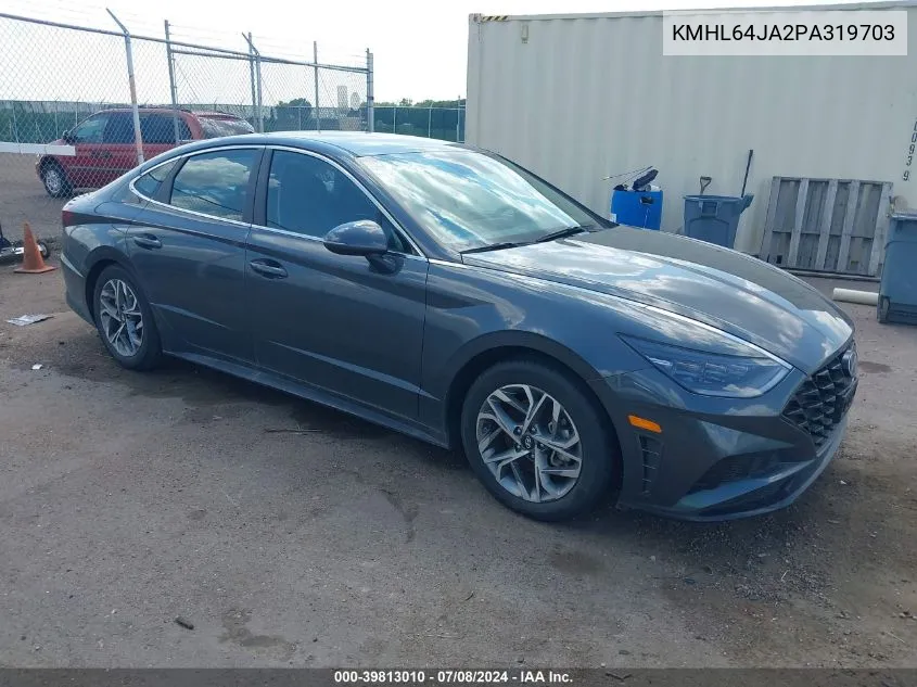 2023 Hyundai Sonata Sel VIN: KMHL64JA2PA319703 Lot: 39813010