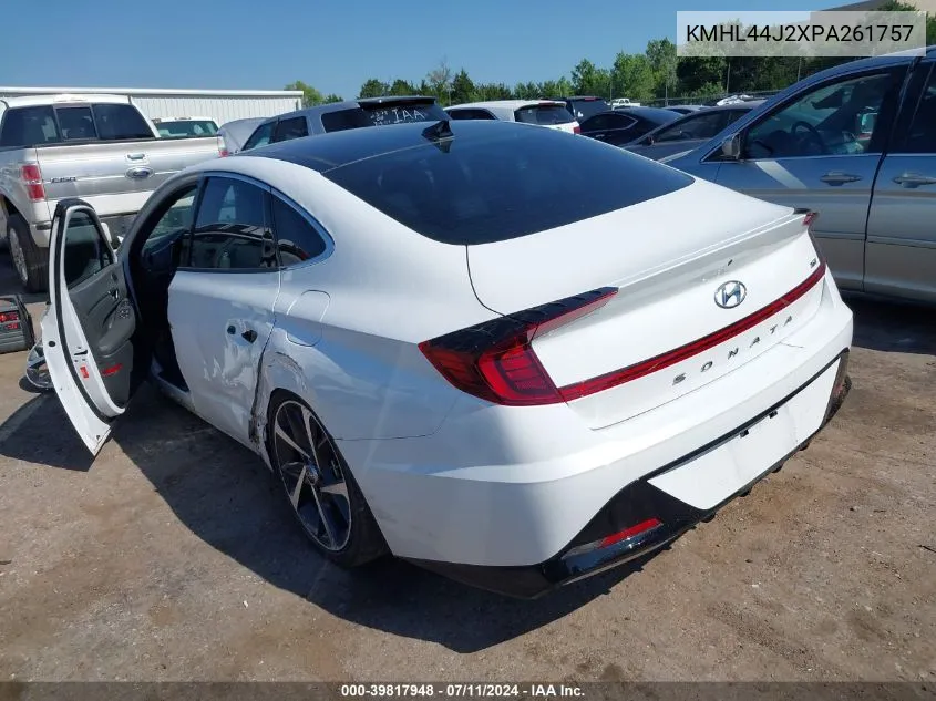 2023 Hyundai Sonata Sel Plus VIN: KMHL44J2XPA261757 Lot: 39817948