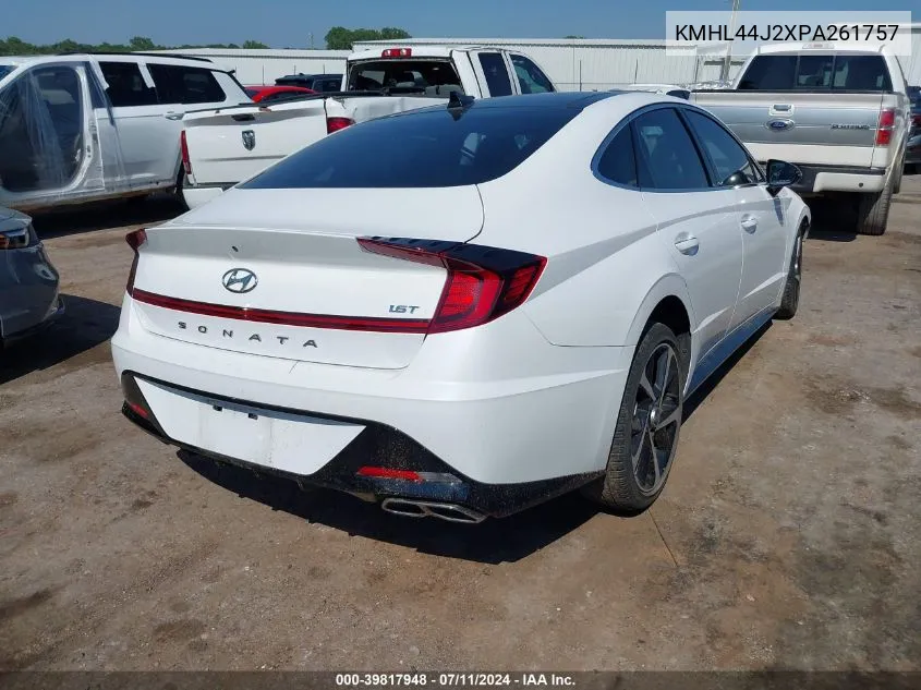 2023 Hyundai Sonata Sel Plus VIN: KMHL44J2XPA261757 Lot: 39817948