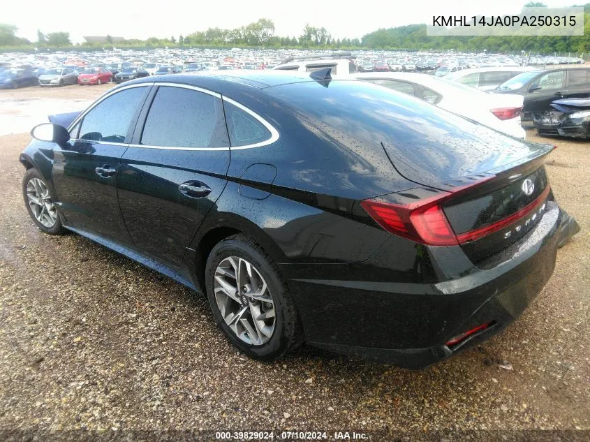 2023 Hyundai Sonata Sel VIN: KMHL14JA0PA250315 Lot: 39829024