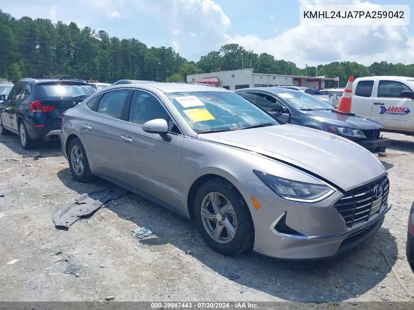 2023 Hyundai Sonata Se VIN: KMHL24JA7PA259042 Lot: 39987443