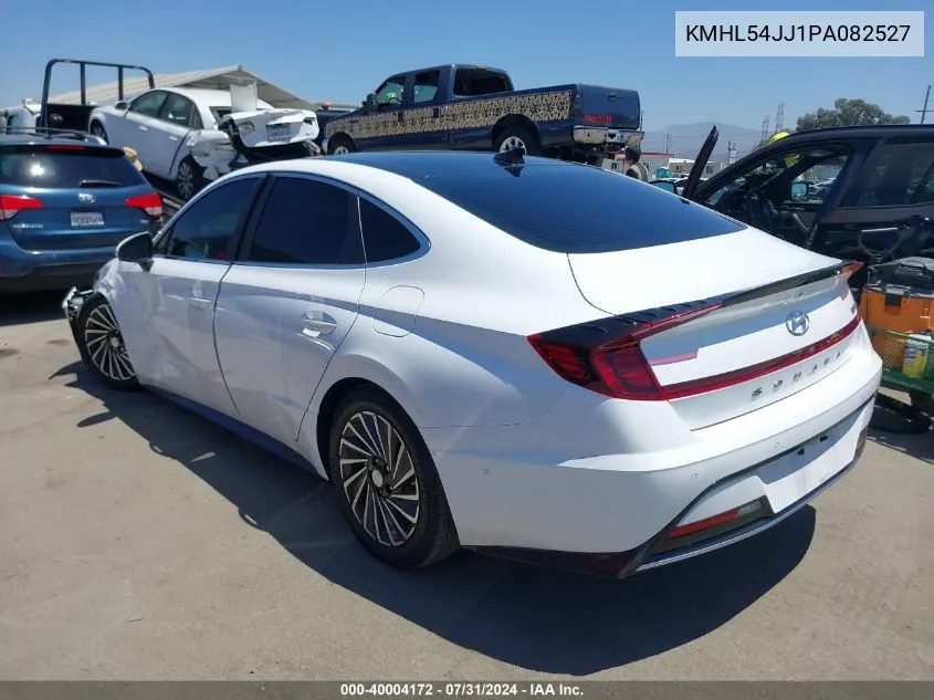 2023 Hyundai Sonata Hybrid Limited VIN: KMHL54JJ1PA082527 Lot: 40004172