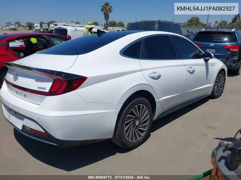 2023 Hyundai Sonata Hybrid Limited VIN: KMHL54JJ1PA082527 Lot: 40004172