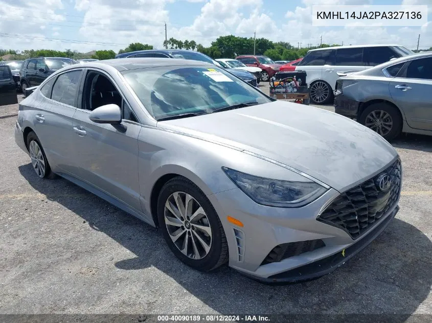 2023 Hyundai Sonata Sel VIN: KMHL14JA2PA327136 Lot: 40090189