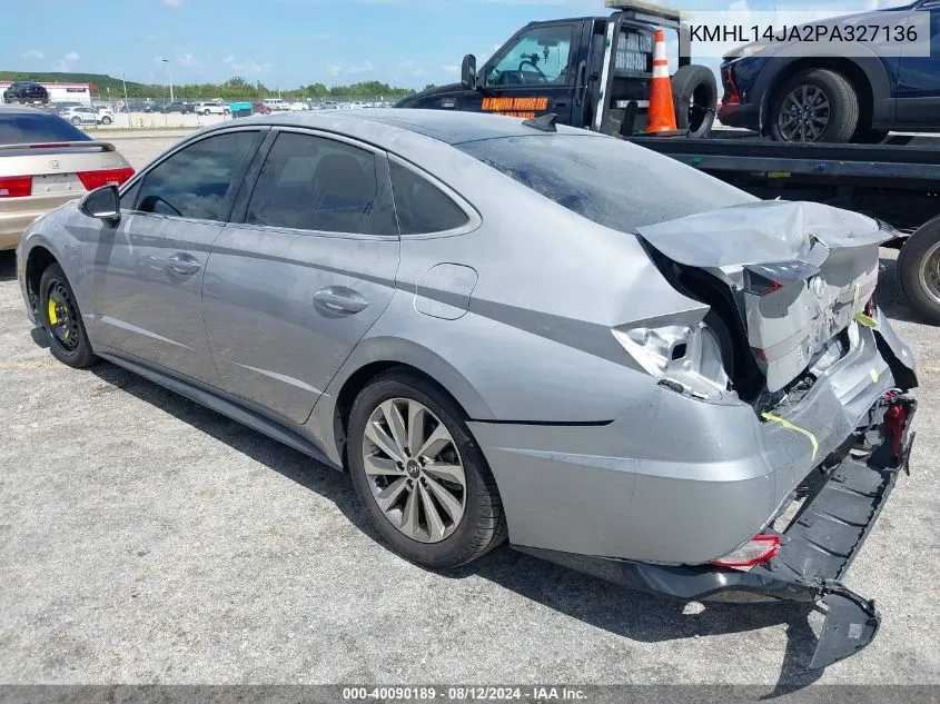 2023 Hyundai Sonata Sel VIN: KMHL14JA2PA327136 Lot: 40090189