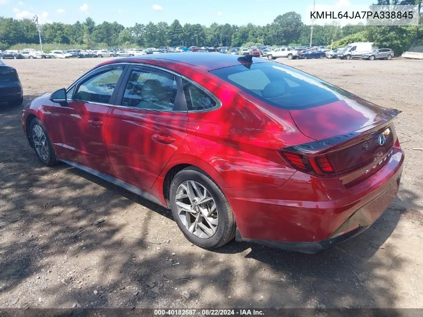 2023 Hyundai Sonata Sel VIN: KMHL64JA7PA338845 Lot: 40182587